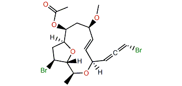 (4R,7S,9R,10R,12R,13S,14R)-12-Bromo-7-methoxy-obtusallenyl acetate III